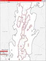 Grand Isle, Vt Carrier Route Wall Map